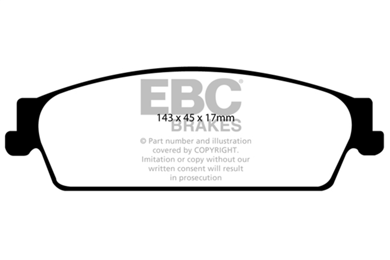 EBC Brakes Greenstuff Truck/SUV-DP61780-Rear