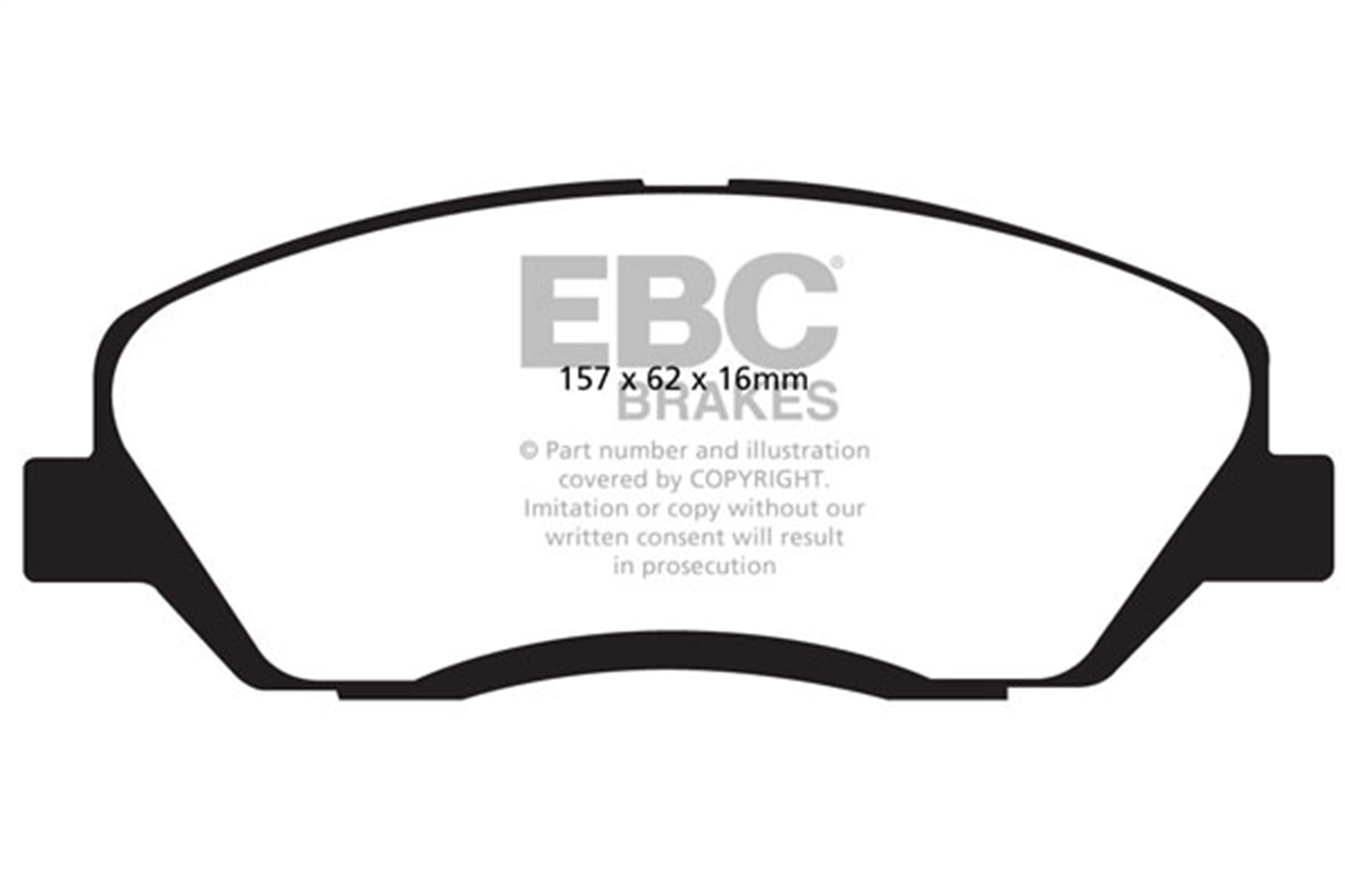 EBC Brakes UD1202 Ultimax  Brake Pads Fits 06-14 Entourage Santa Fe Sedona