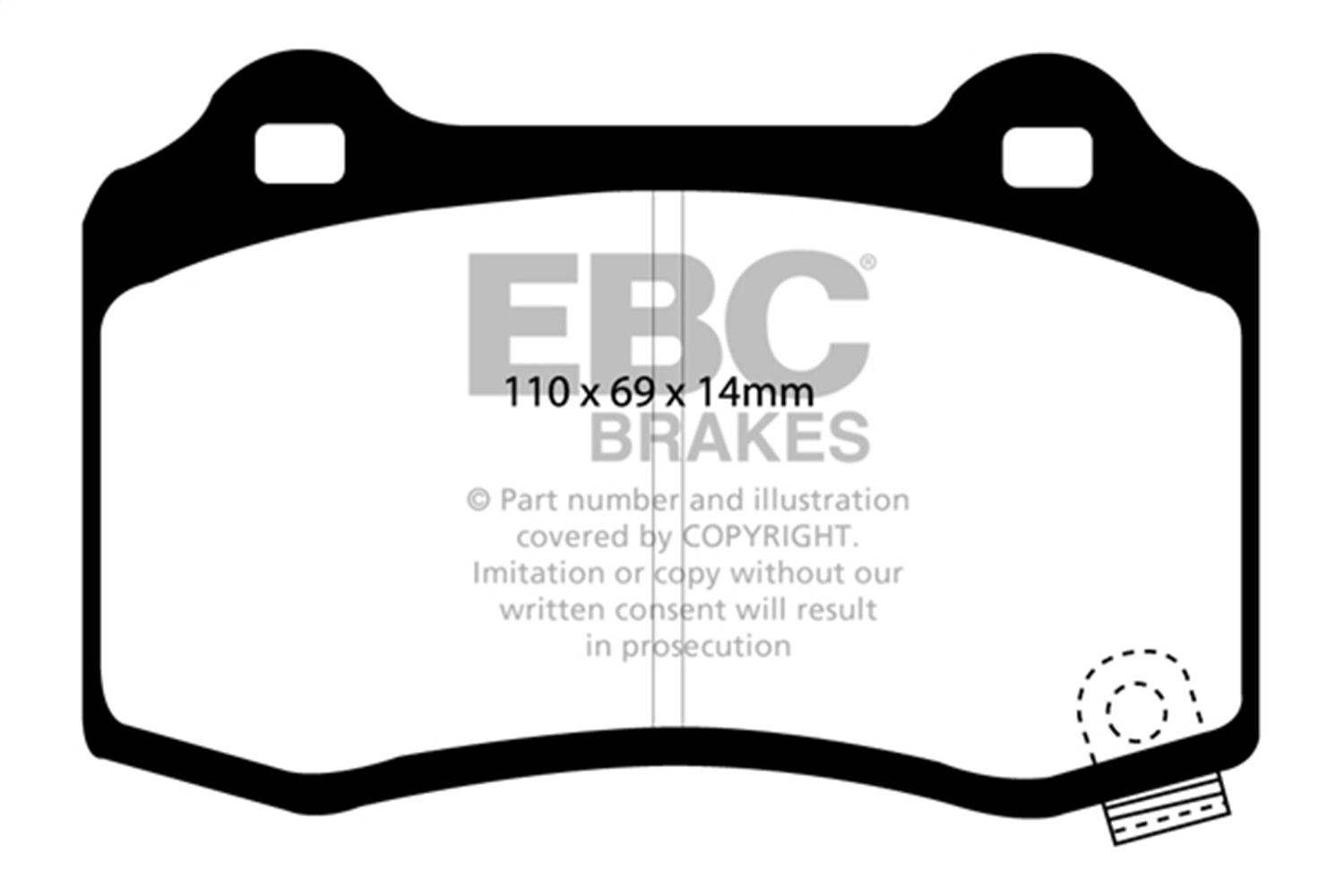 EBC Brakes UD1053 Ultimax  Brake Pads