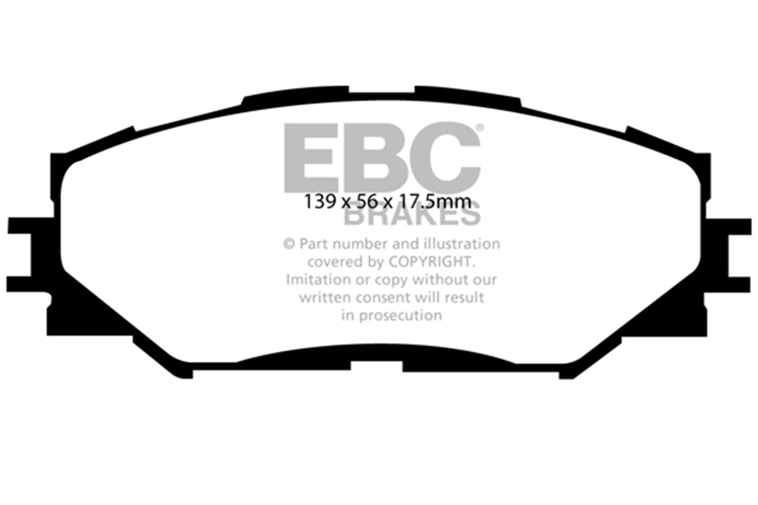 EBC Brakes UD1210 Ultimax  Brake Pads