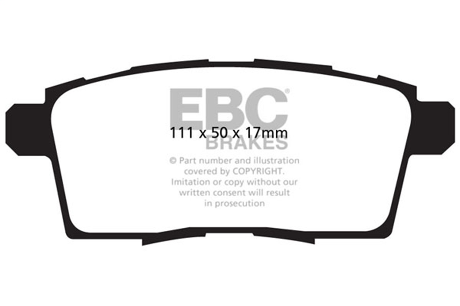 EBC Brakes UD1259 Ultimax  Brake Pads Fits 07-15 CX-7 CX-9 Edge MKX