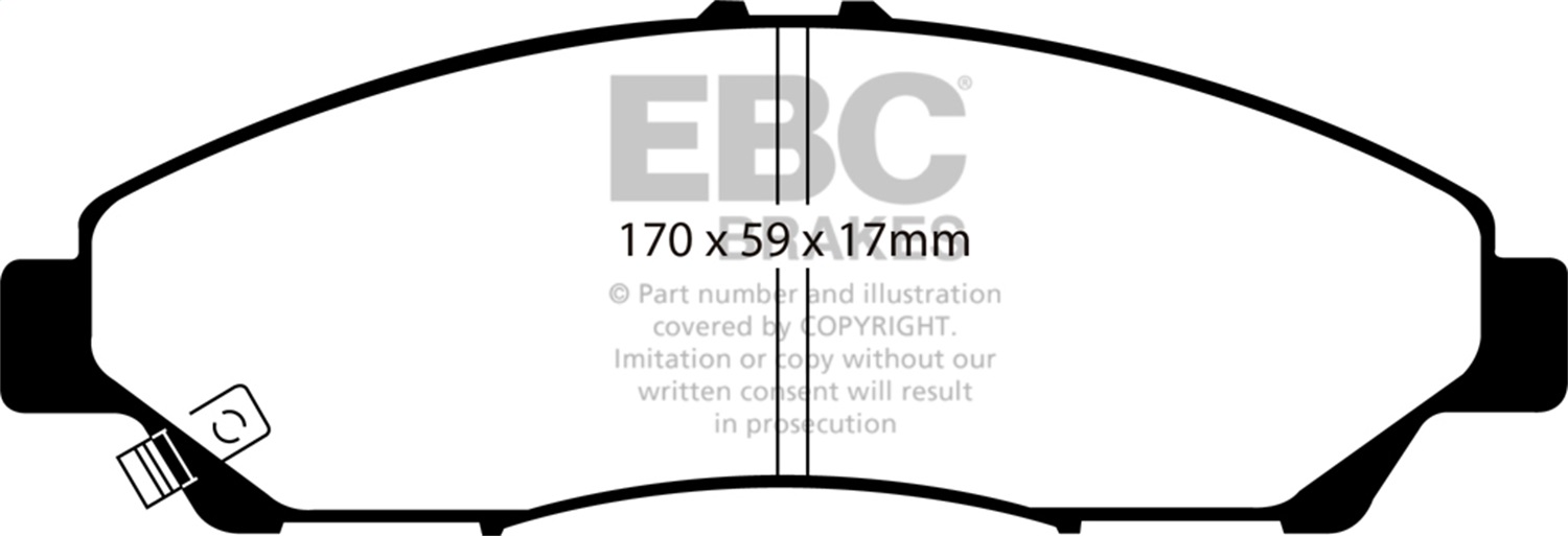 EBC Brakes UD1280 Ultimax  Brake Pads Fits 07-18 MDX RLX ZDX