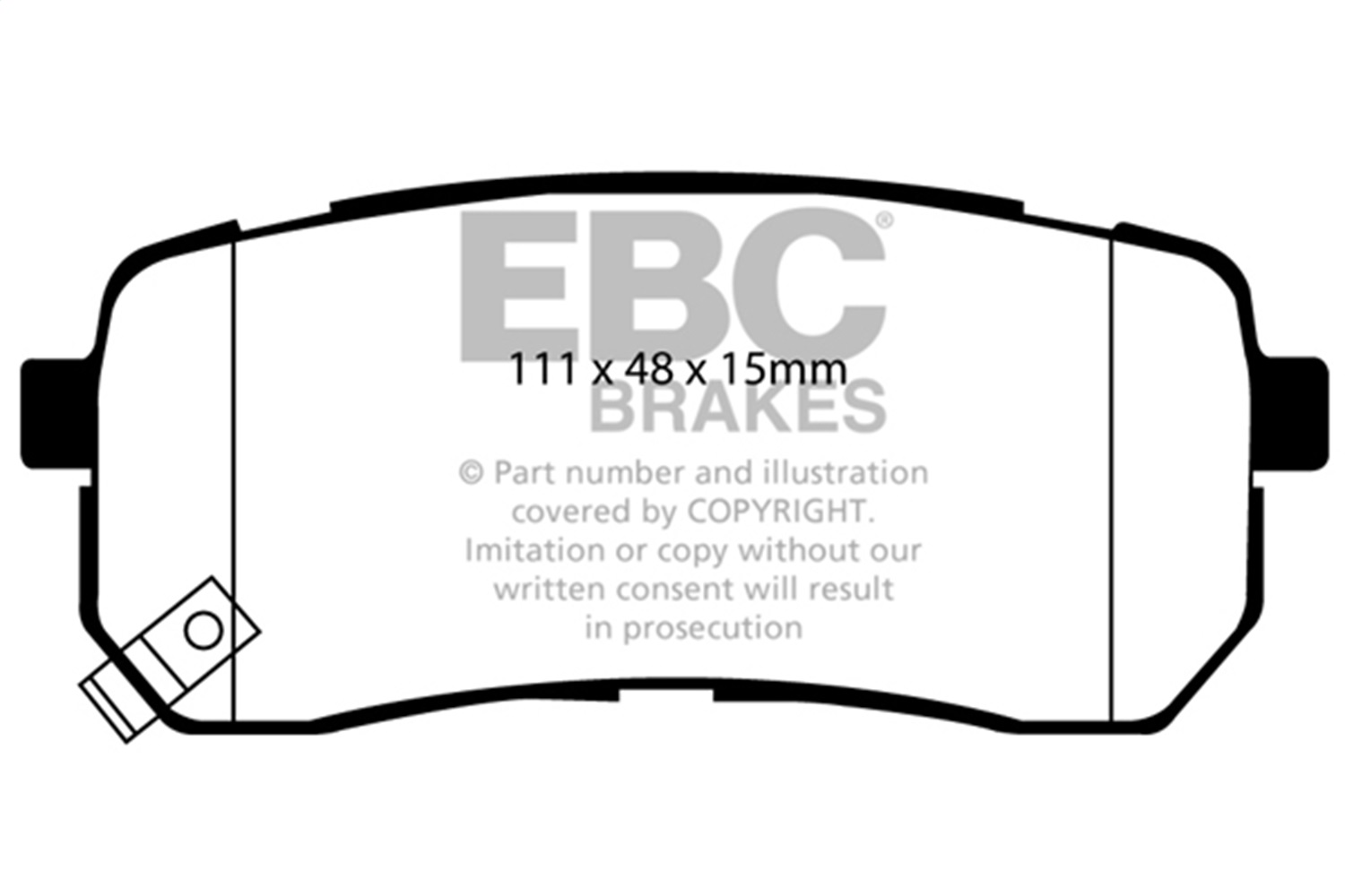 EBC Brakes UD1302 Ultimax  Brake Pads Fits 15-18 Sedona