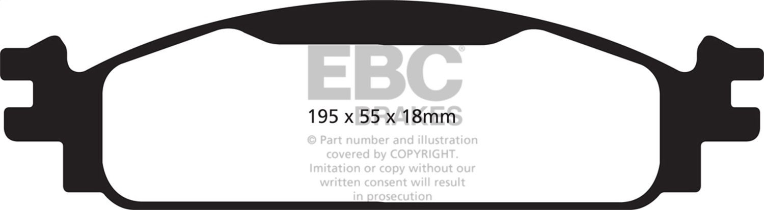 EBC Brakes UD1376 Ultimax  Brake Pads Fits 08-10 Taurus