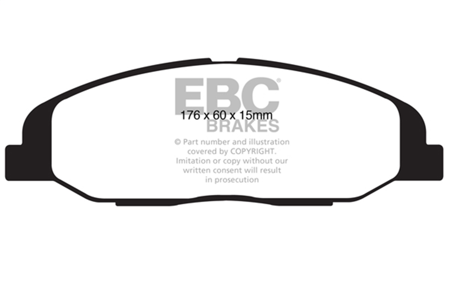 EBC Brakes UD1332 Ultimax  Brake Pads Fits 08-14 CTS