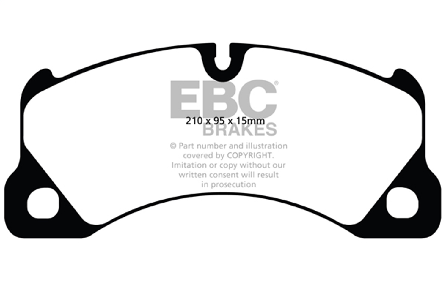 EBC Brakes UD1349 Ultimax  Brake Pads Fits 08-17 Touareg