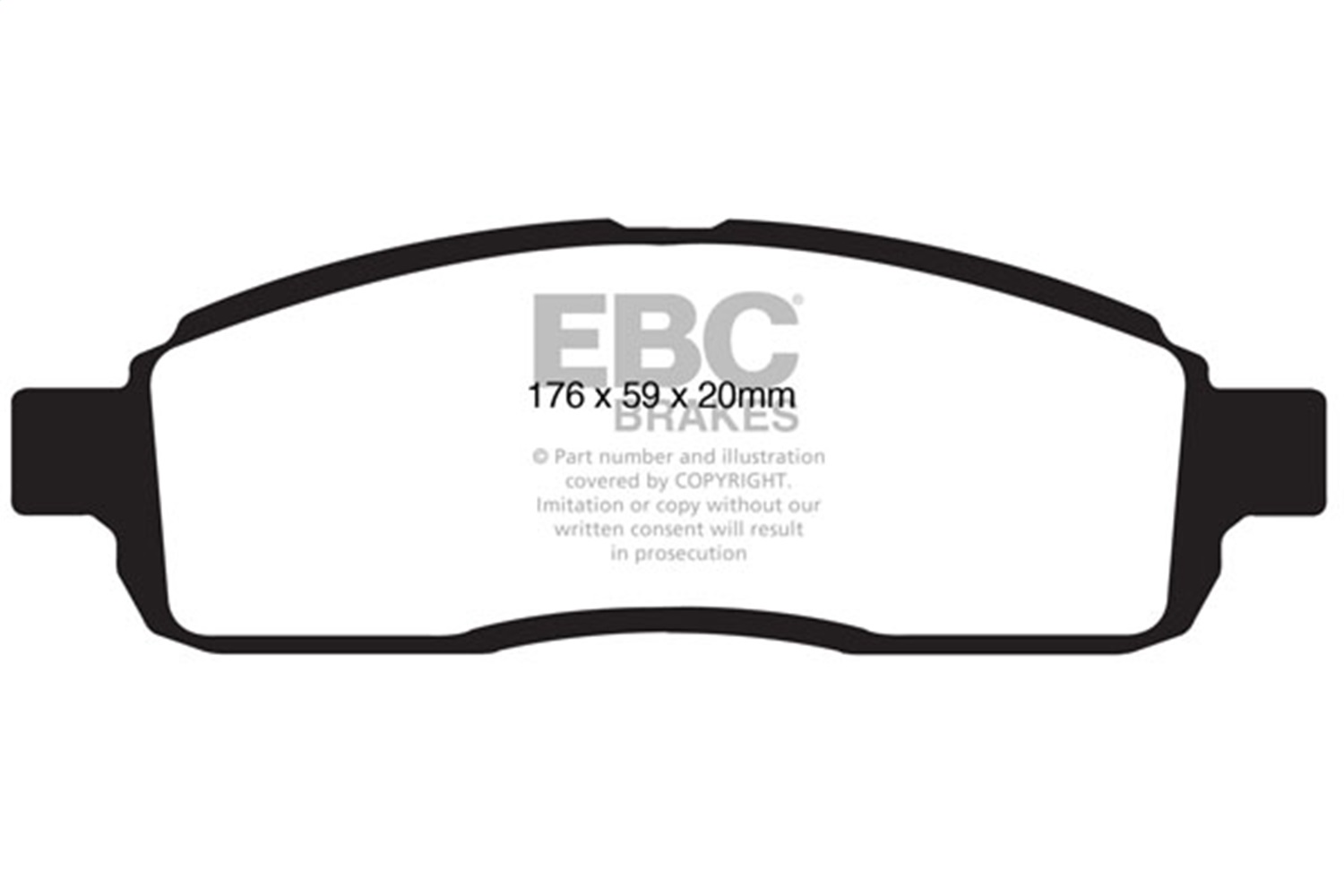 EBC Brakes UD1392 Ultimax  Brake Pads Fits 09 F-150