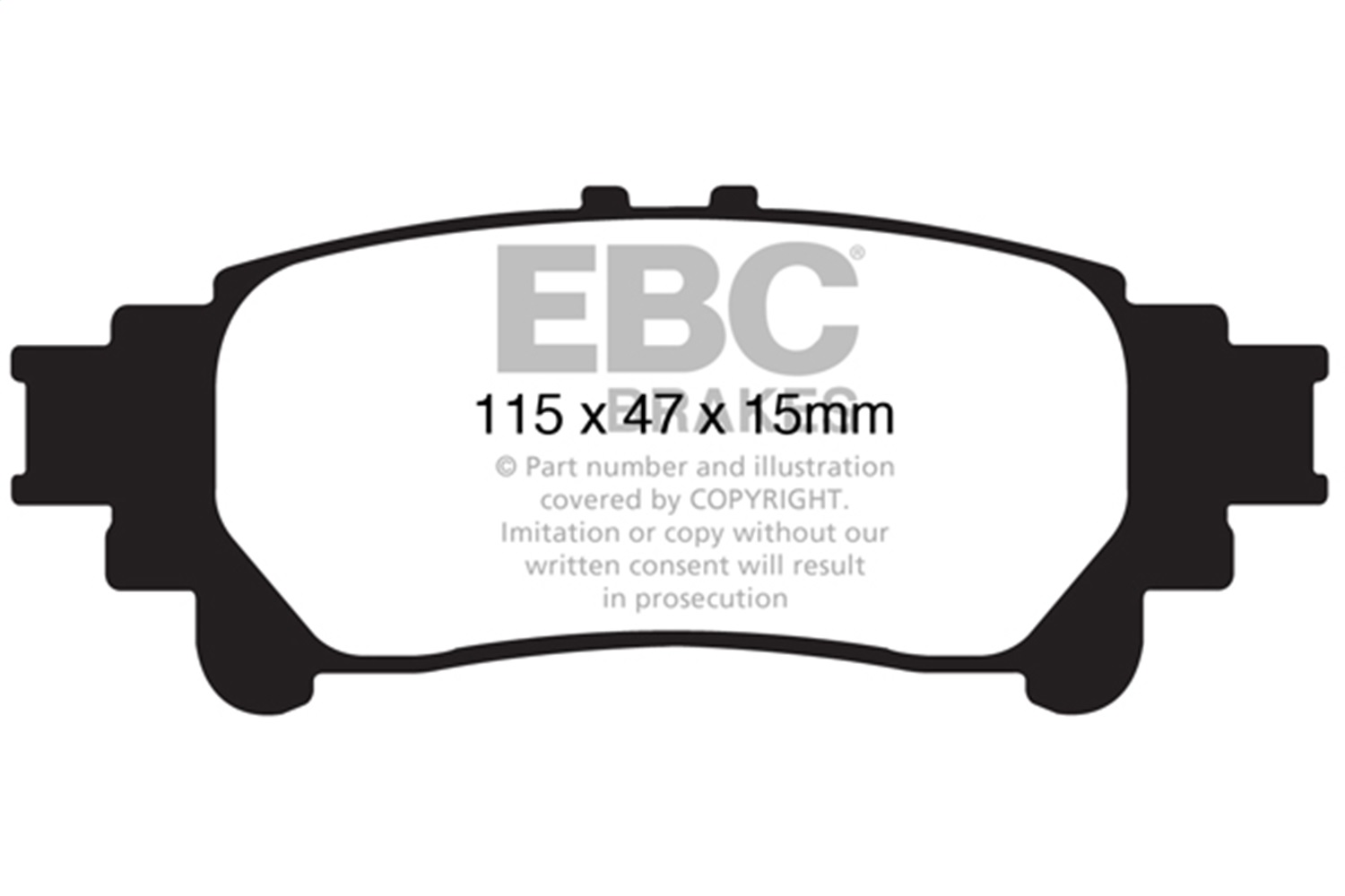 EBC Brakes UD1391 Ultimax  Brake Pads