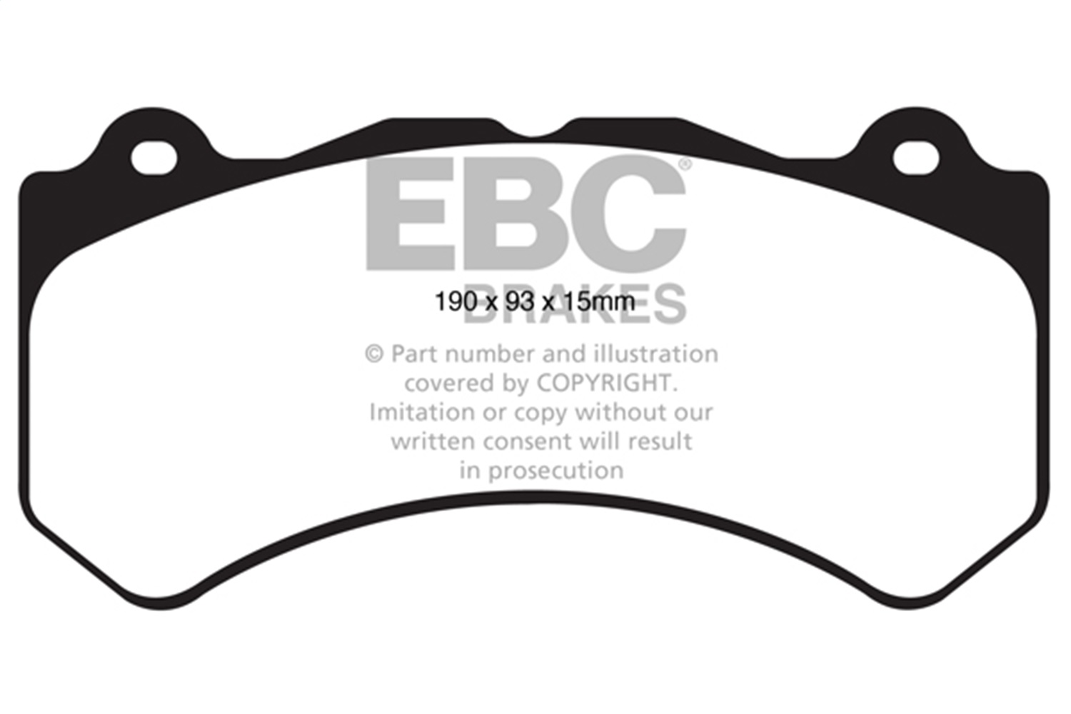 EBC Brakes UD1405 Ultimax  Brake Pads