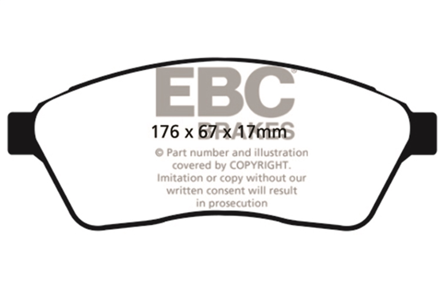 EBC Brakes UD1422 Ultimax  Brake Pads Fits 10-16 9-4X SRX