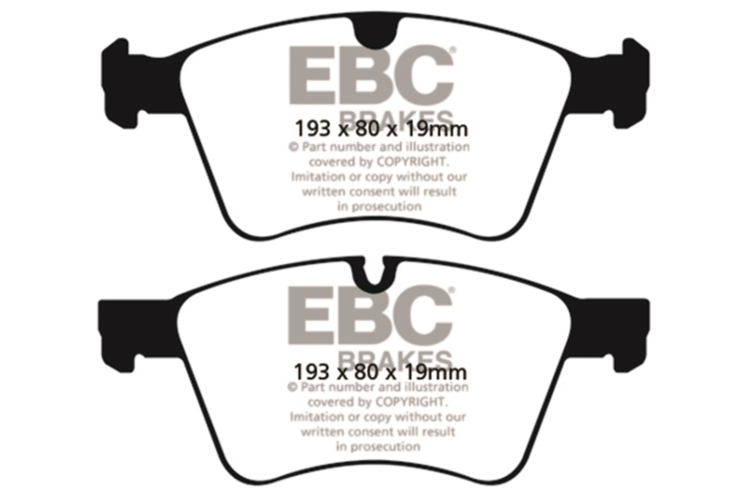 EBC Brakes UD1272 Ultimax  Brake Pads Fits 08-12 GL320 GL350 GL550