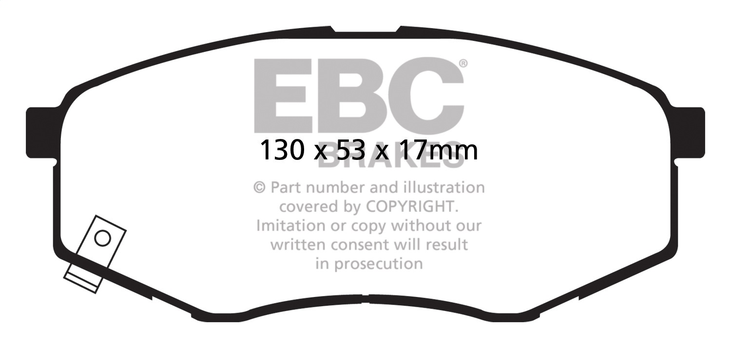 EBC Brakes UD1447 Ultimax  Brake Pads Fits 10-18 Sportage Tucson