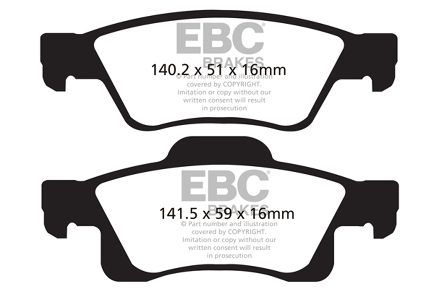 EBC Brakes UD1498 Ultimax  Brake Pads