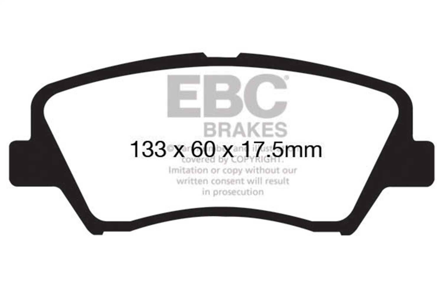 EBC Brakes UD1543 Ultimax  Brake Pads