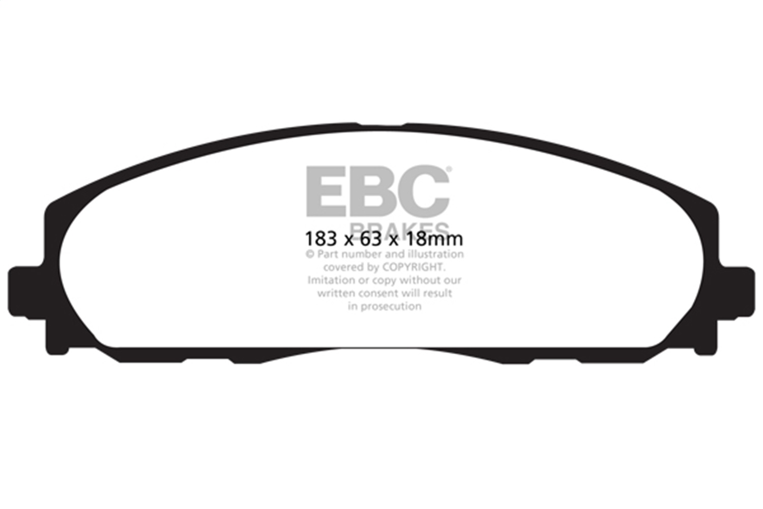 EBC Brakes UD1589 Ultimax  Brake Pads