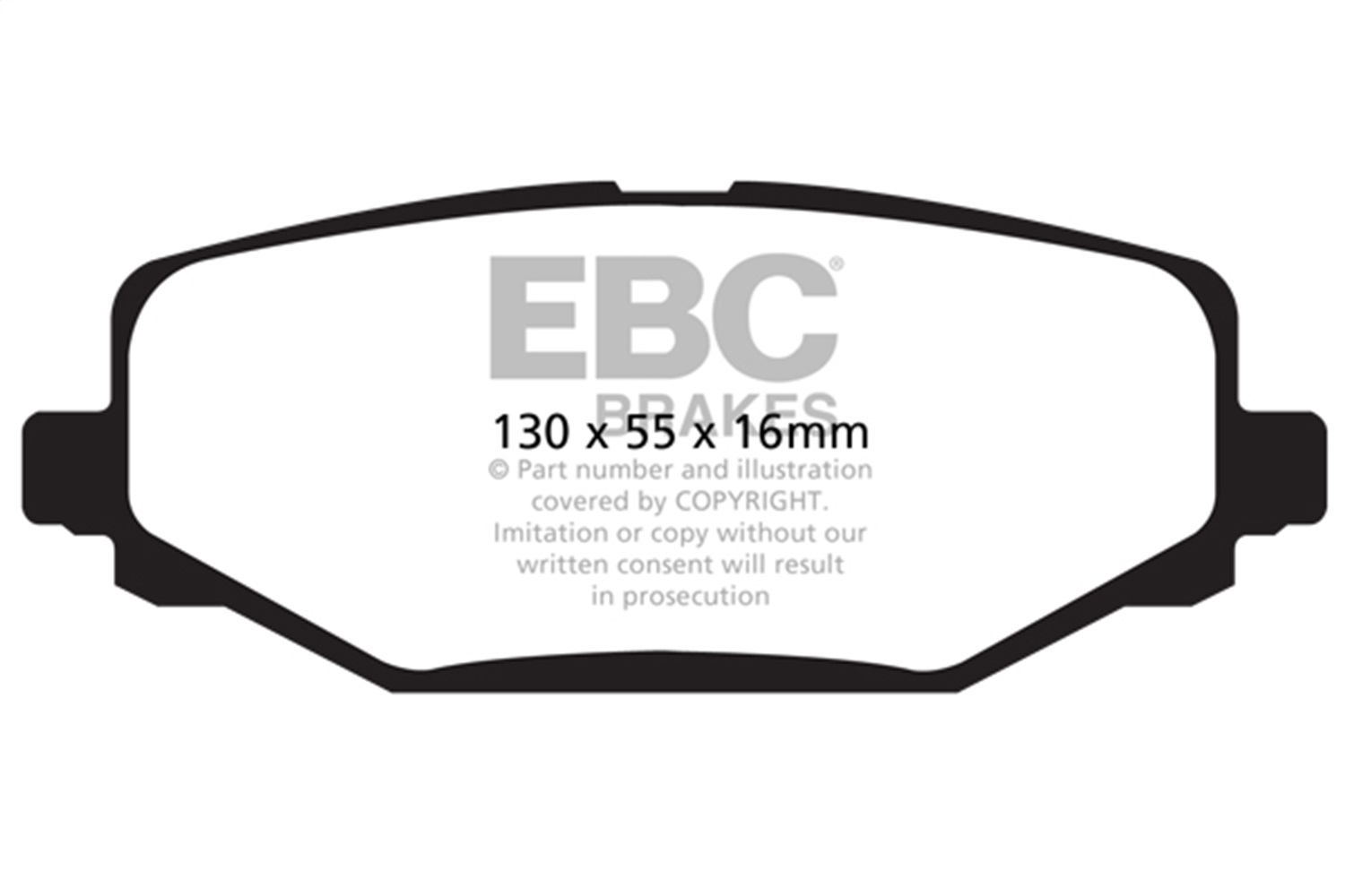 EBC Brakes UD1596 Ultimax  Brake Pads