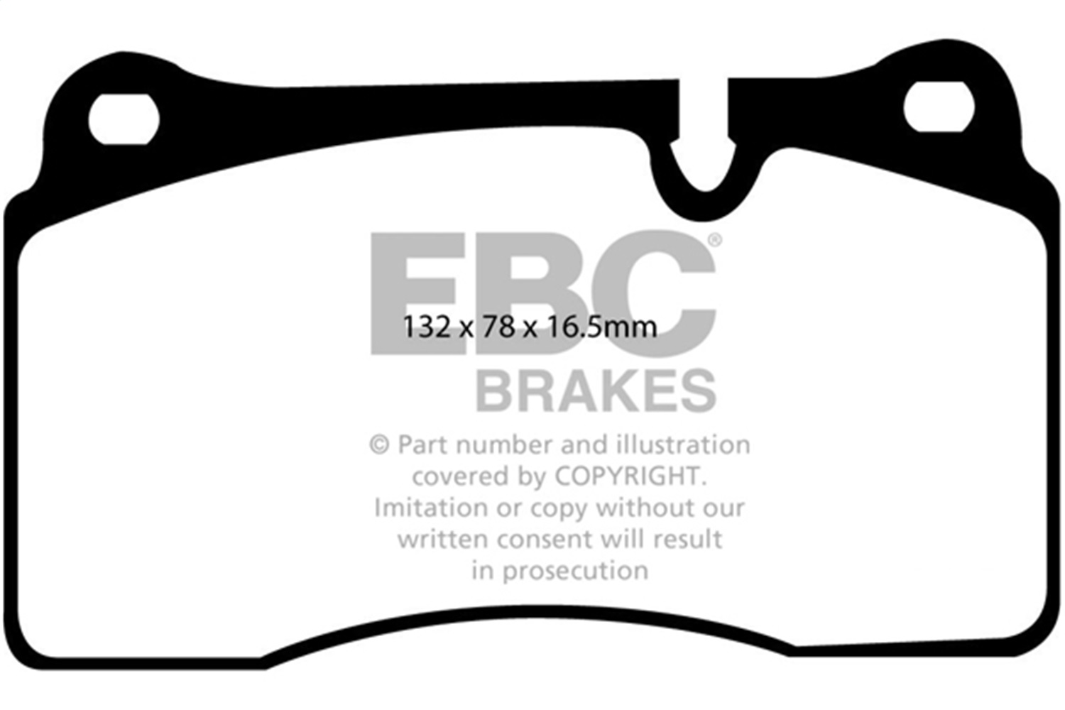 EBC Brakes UD1263 Ultimax  Brake Pads Fits 06-09 Range Rover Range Rover Sport