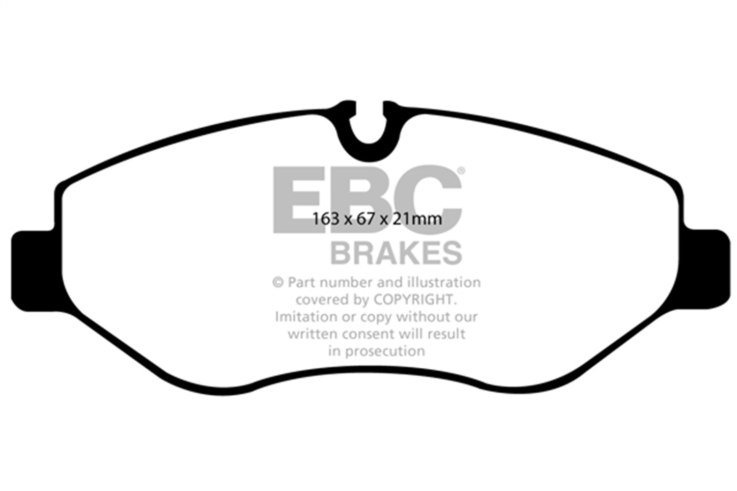 EBC Brakes DP61926 6000 Series Greenstuff Truck/SUV Brakes Disc Pads