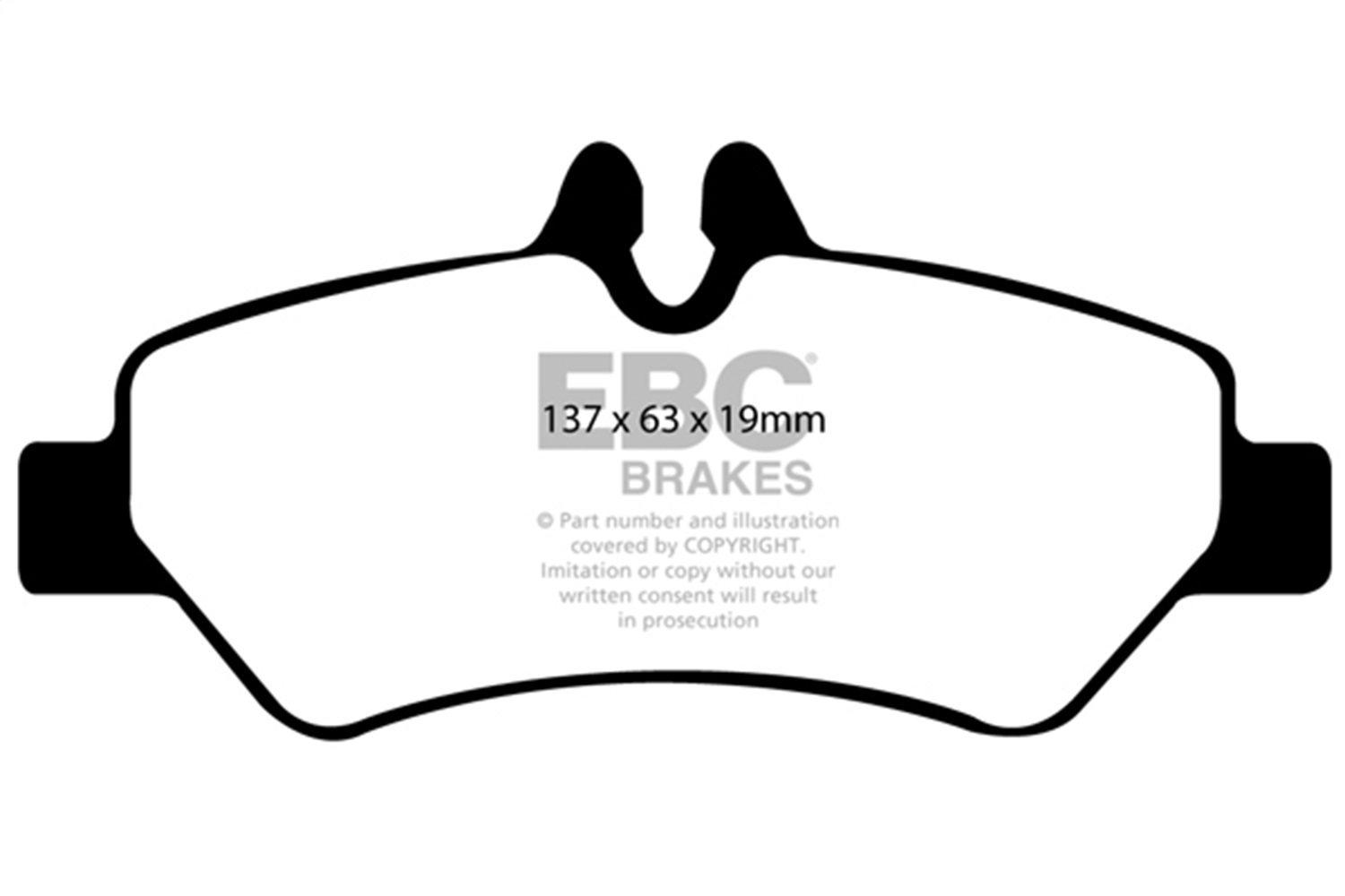 EBC Brakes DP61927 6000 Series Greenstuff Truck/SUV Brakes Disc Pads