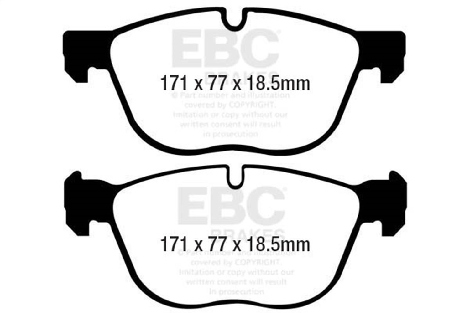 EBC Brakes UD1294 Ultimax  Brake Pads Fits 07-19 X4 X5 X6