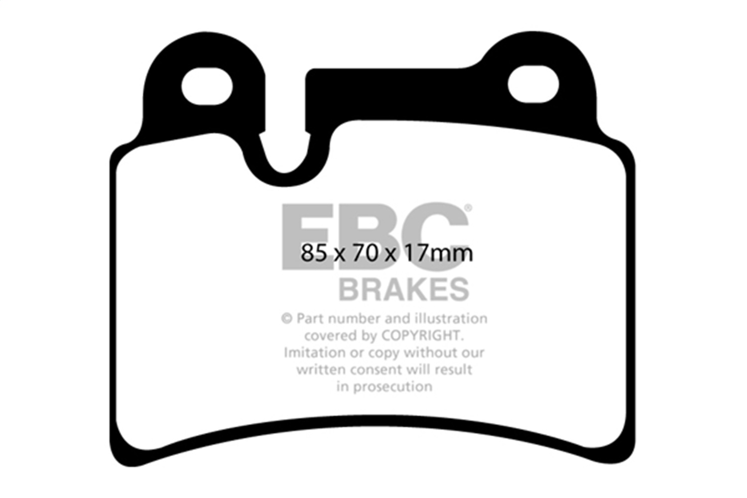 EBC Brakes UD1277 Ultimax  Brake Pads Fits 07-09 Touareg