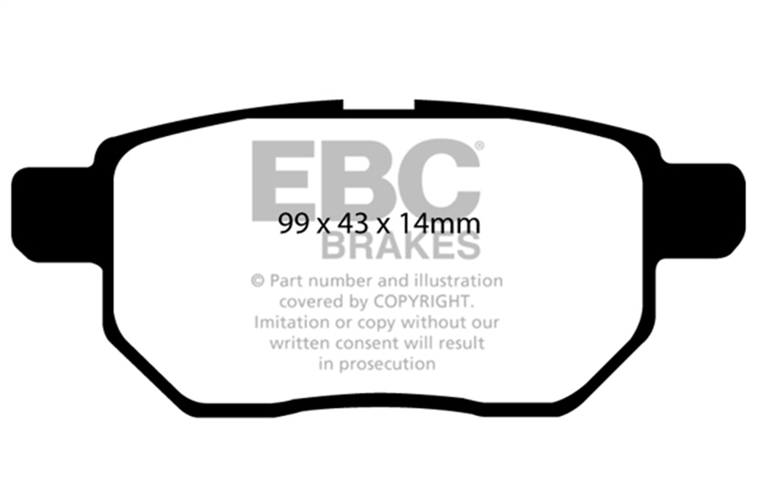 EBC DP41947R - Yellowstuff Rear Brake Pads