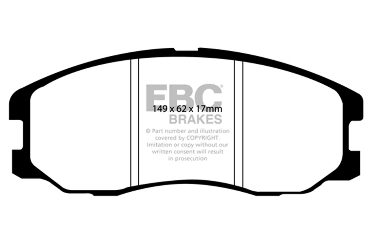 EBC Brakes UD1264 Ultimax  Brake Pads Fits 07-17 Equinox Torrent Vue XL-7