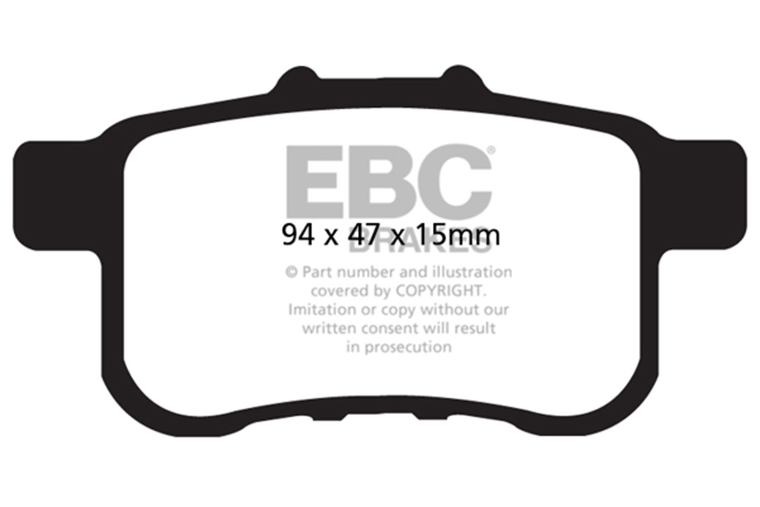 EBC Brakes UD1336 Ultimax  Brake Pads Fits 07-14 Accord TSX