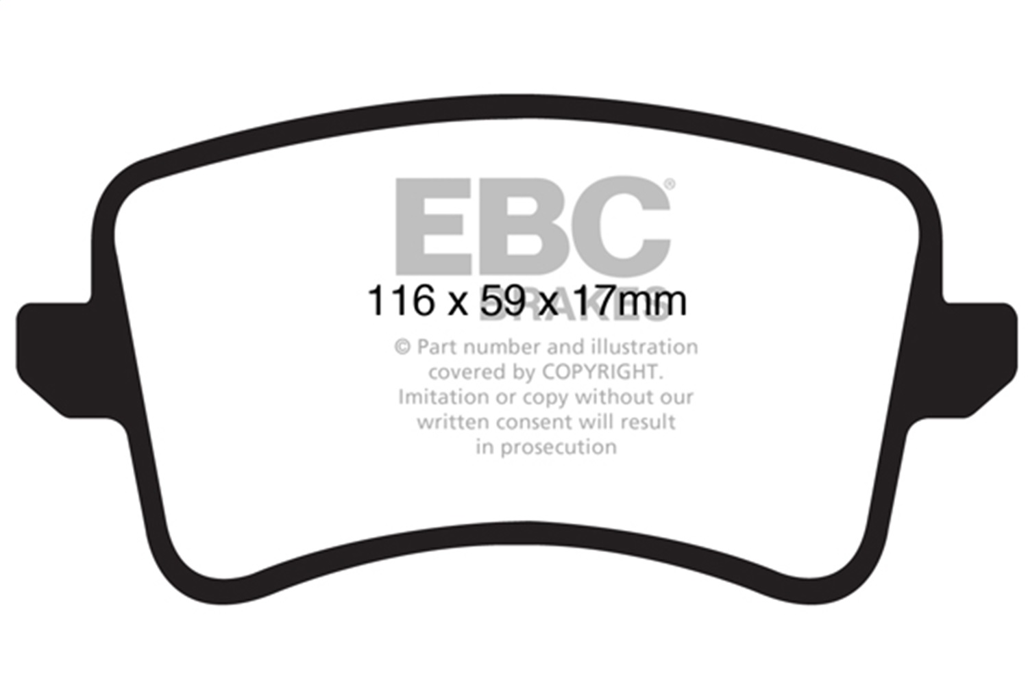 EBC Brakes UD1386 Ultimax  Brake Pads