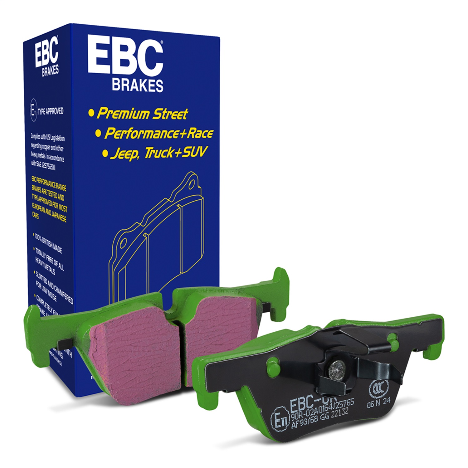 EBC Brakes DP22132 Greenstuff 2000 Series Sport Brake Pads