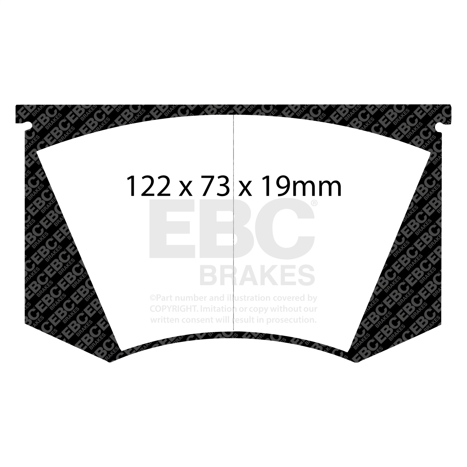 EBC Brakes DP3223C Redstuff Ceramic Low Dust Brake Pads