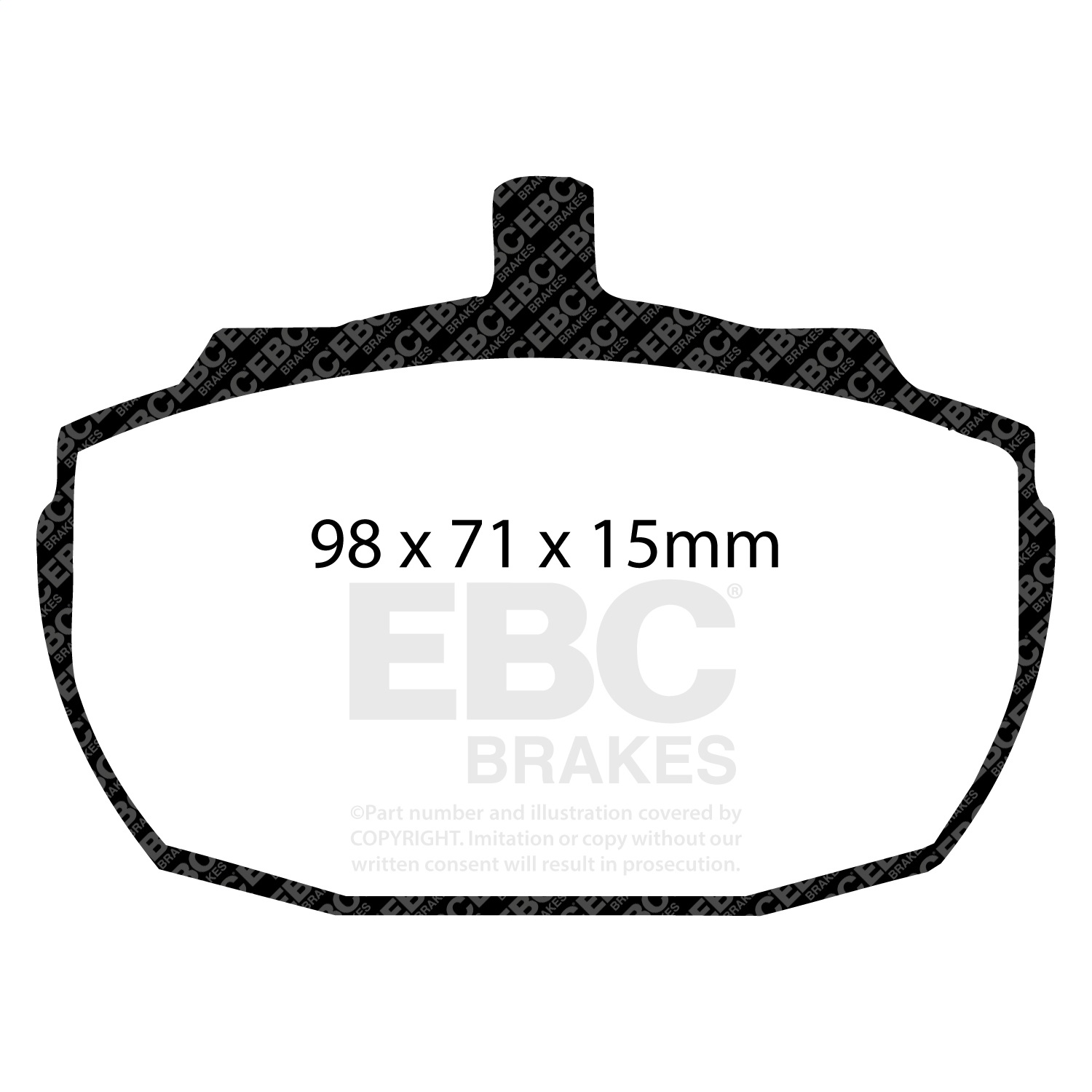 EBC Brakes DP2243 Greenstuff 2000 Series Sport Brake Pads