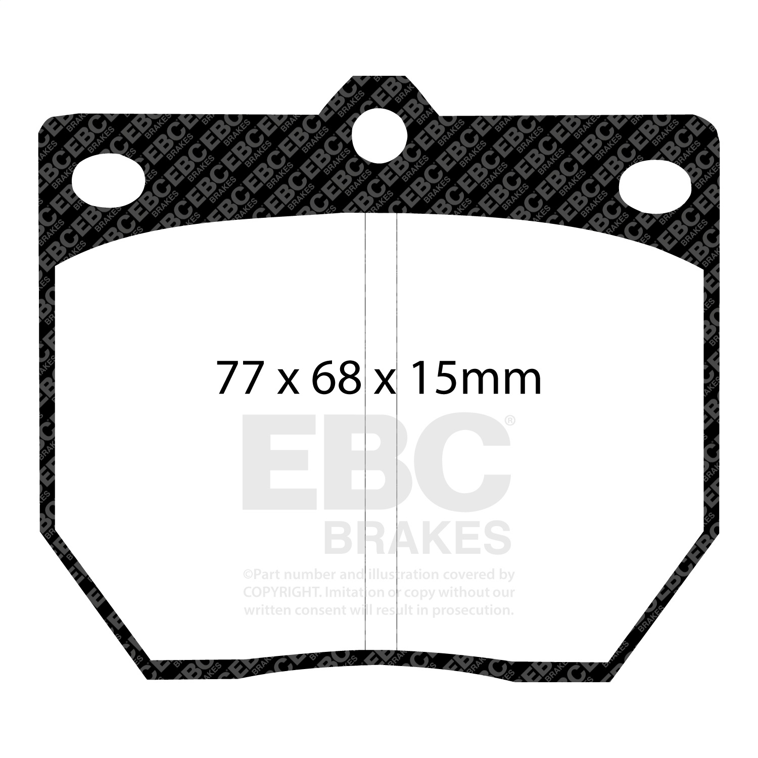 EBC Brakes DP2273 Greenstuff 2000 Series Sport Brake Pads Fits 240Z 260Z 280Z