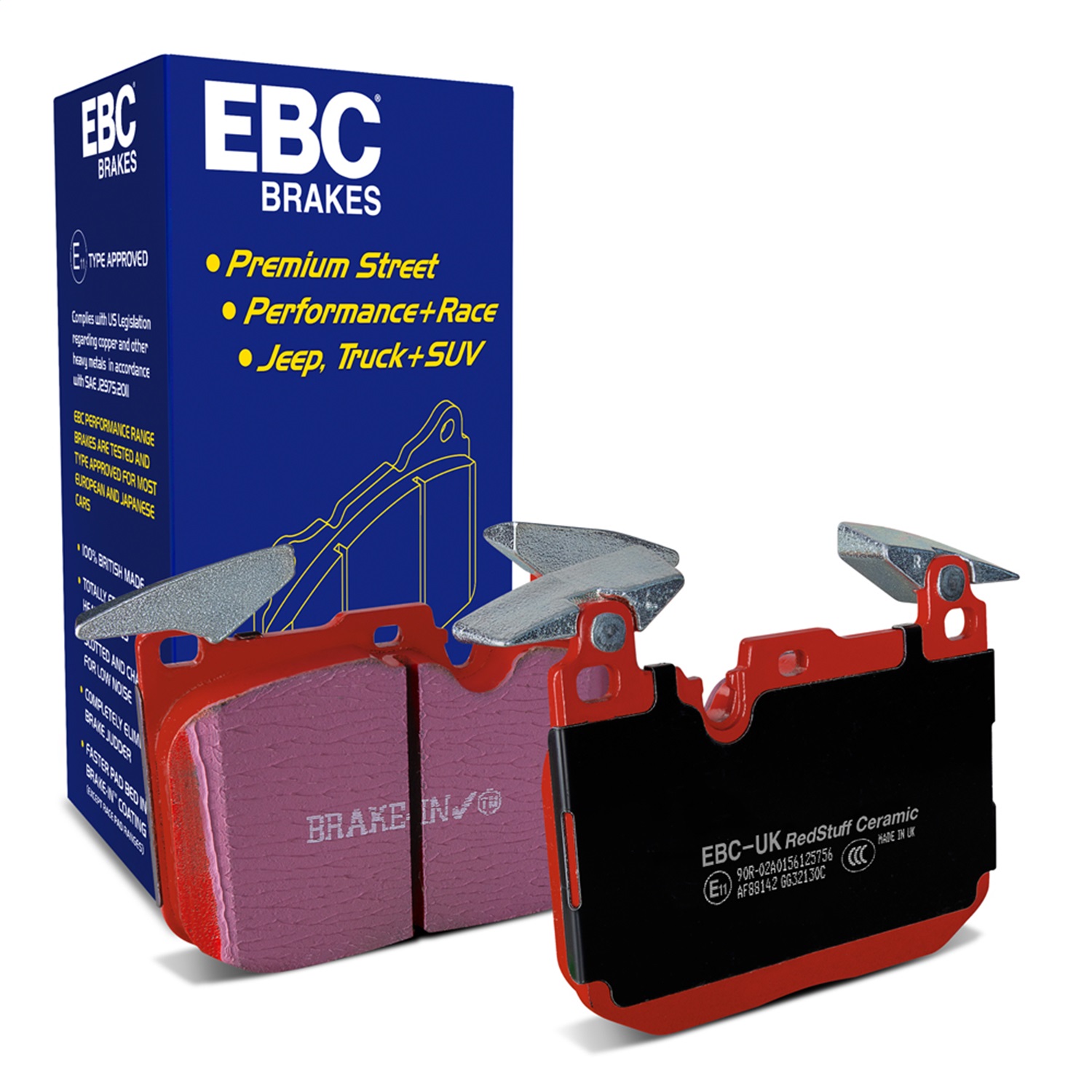 EBC Brakes DP32130C Redstuff Ceramic Low Dust Brake Pads