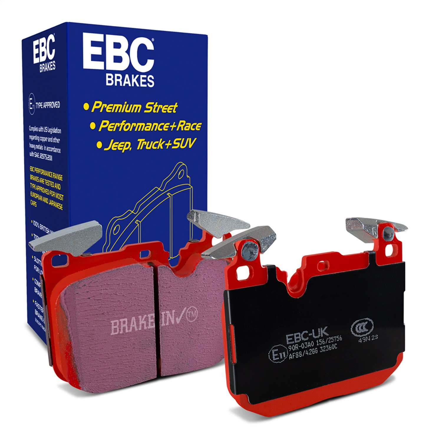 EBC Brakes DP32360C Redstuff Ceramic Low Dust Brake Pads Fits 15-21 M2 M3 M4