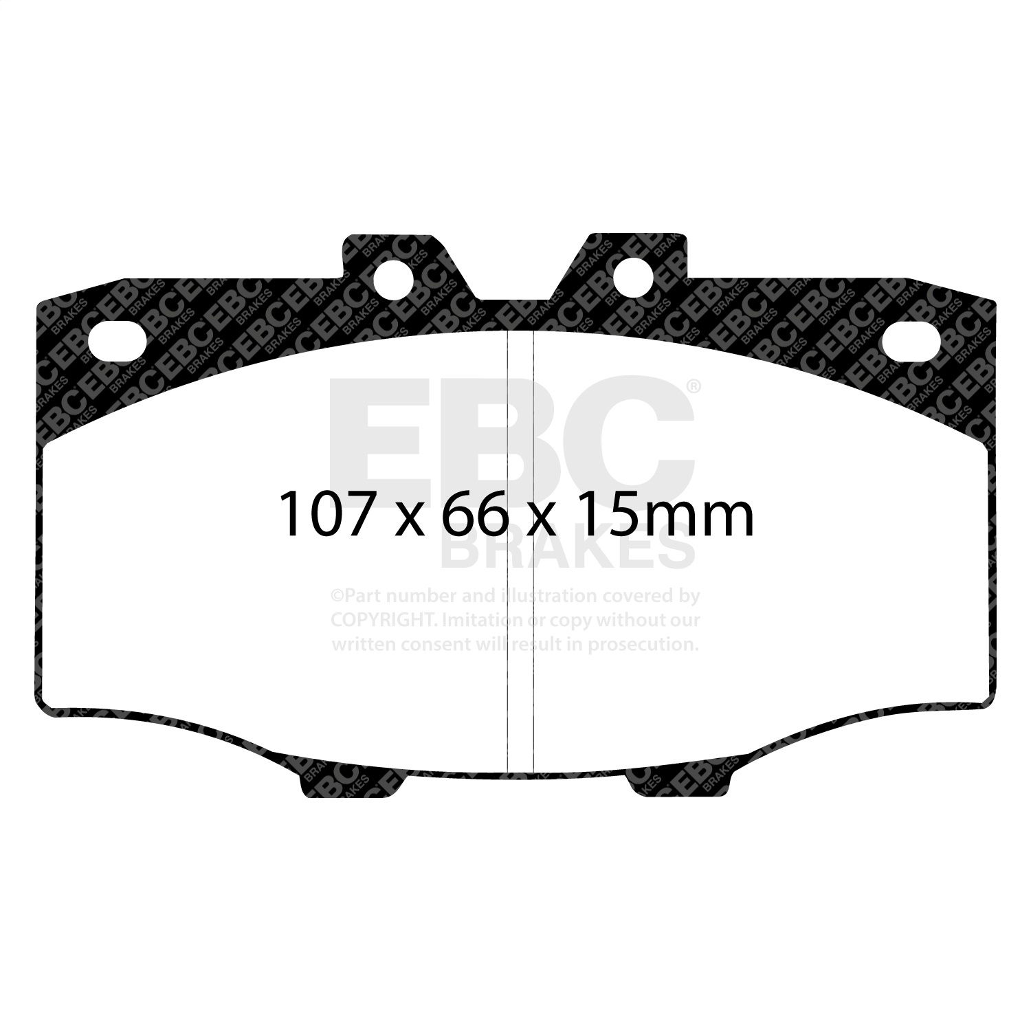 EBC Brakes UD137 Ultimax  Brake Pads Fits 76-90 4Runner Land Cruiser