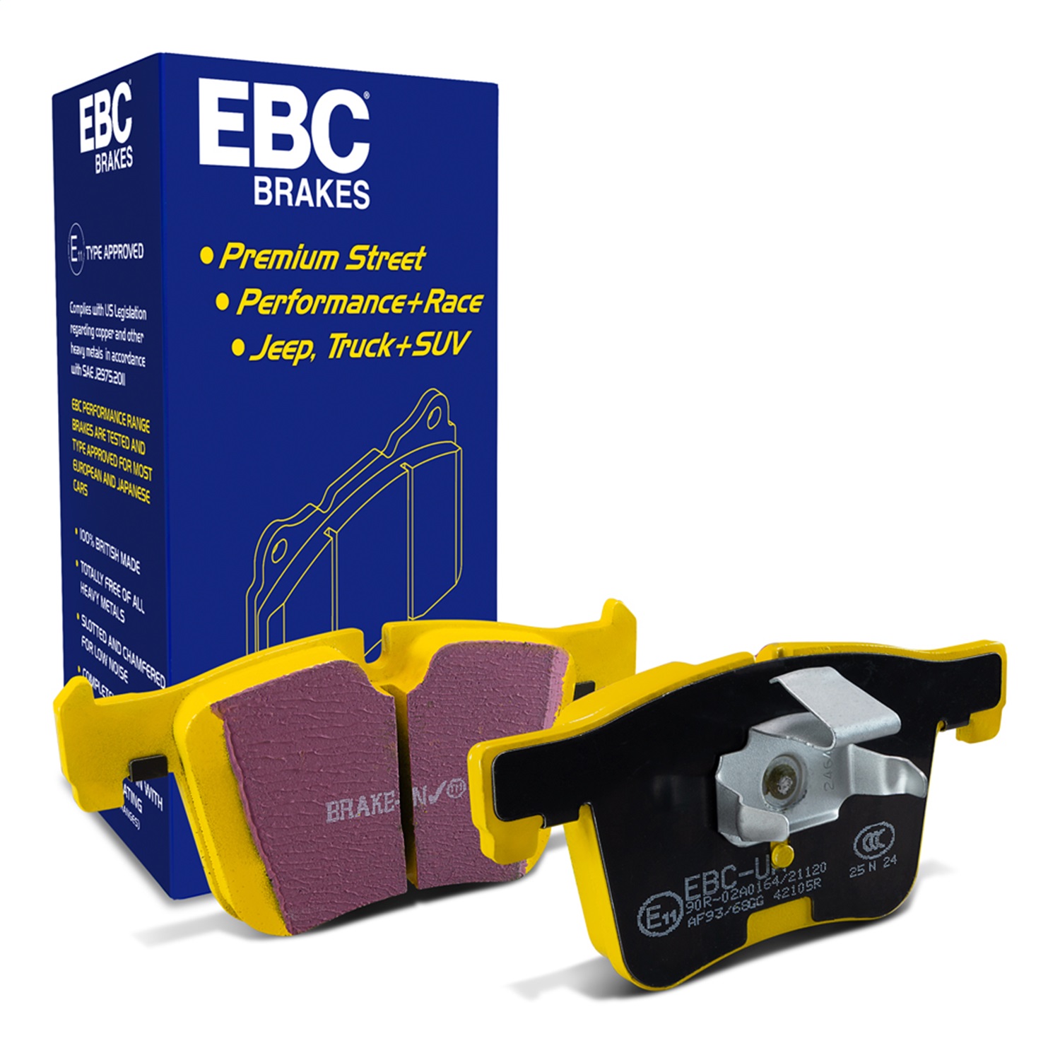 EBC Brakes DP42105R Yellowstuff Street And Track Brake Pads