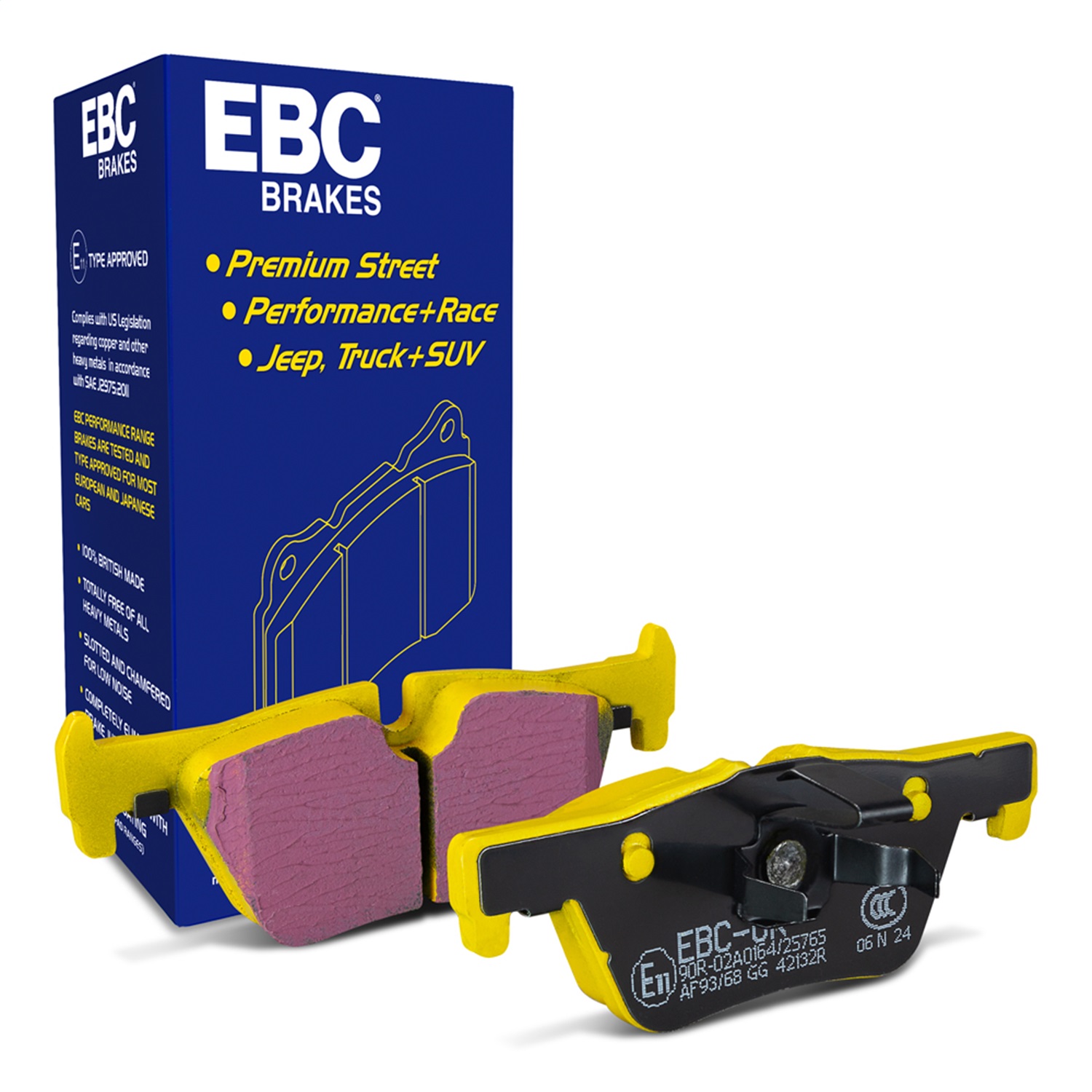 EBC Brakes DP42132R Yellowstuff Street And Track Brake Pads