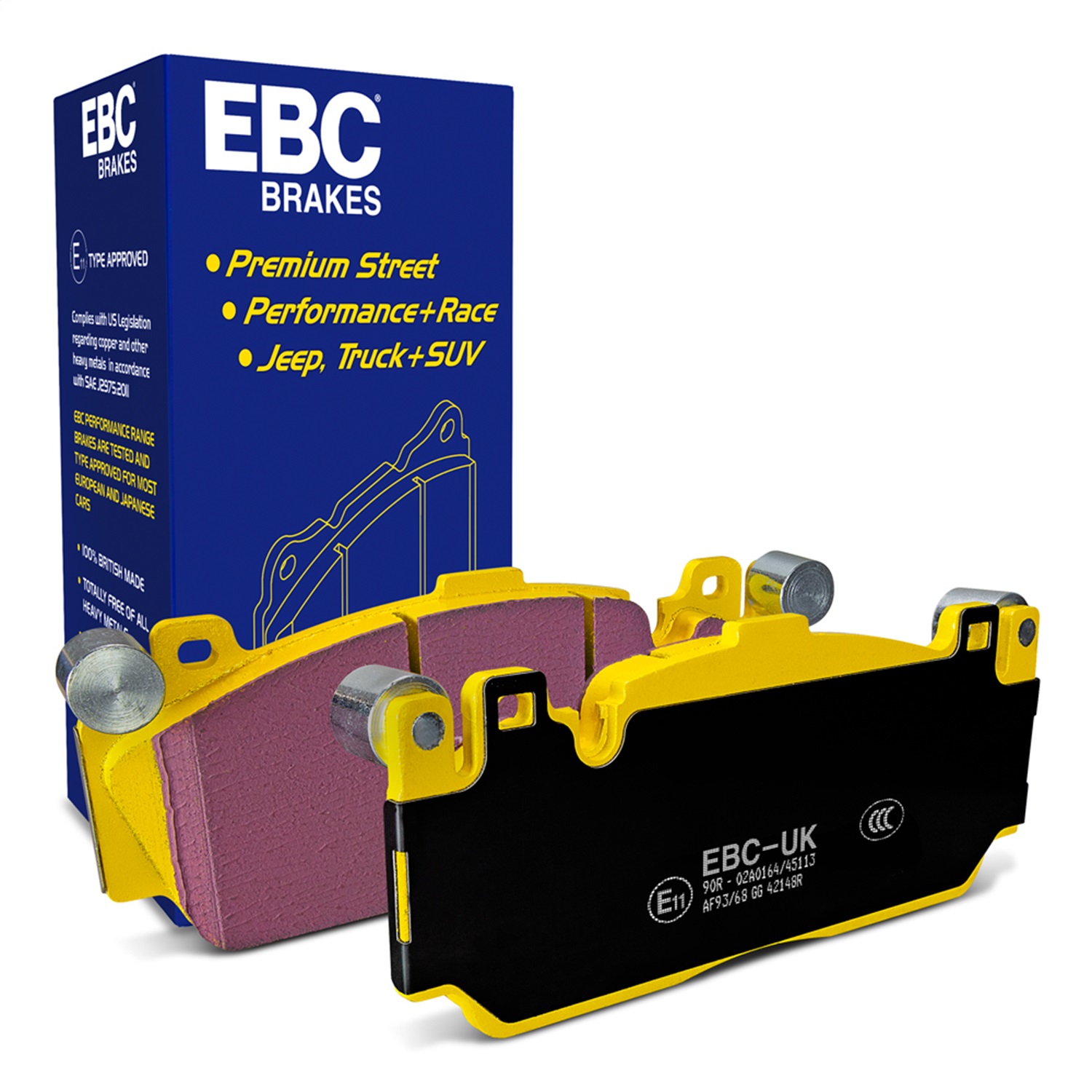 EBC DP42148R Yellowstuff Pads - Front