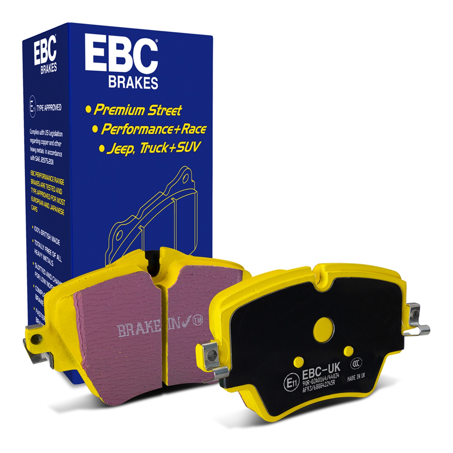 EBC DP42245R Yellowstuff Pads - Front