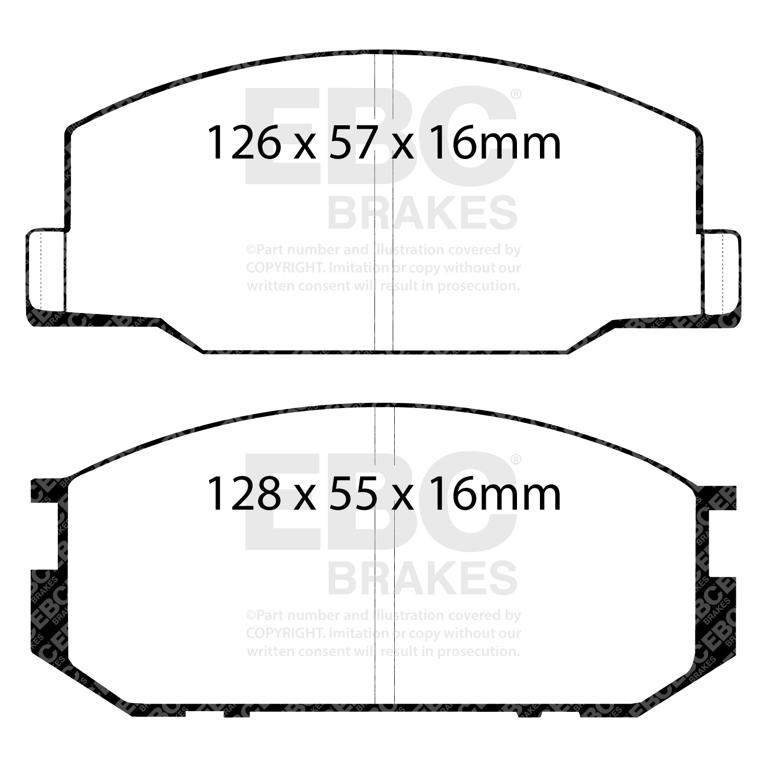 EBC Brakes UD245 Ultimax  Brake Pads Fits 82-85 Celica