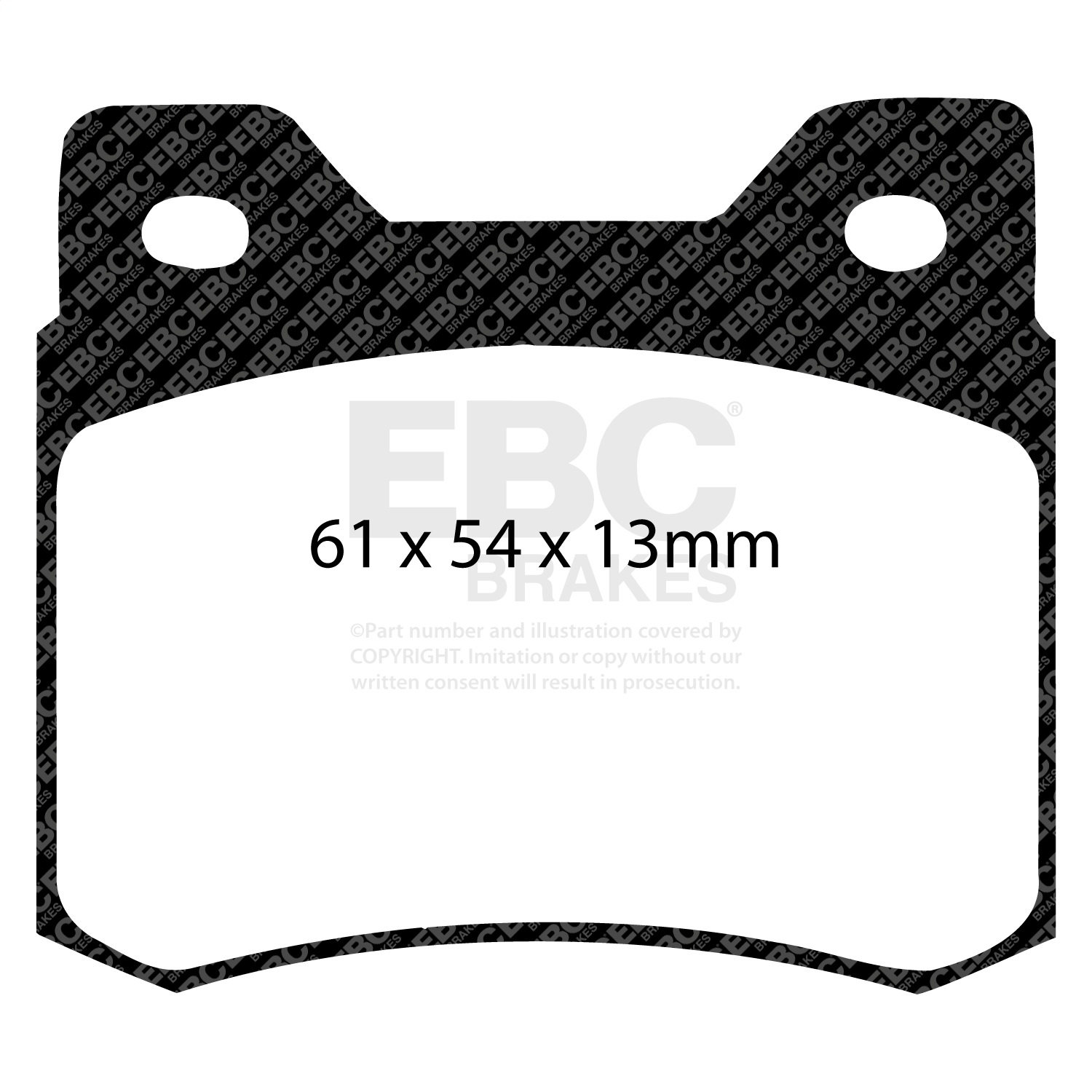 EBC Brakes DP2464 Greenstuff 2000 Series Sport Brake Pads Fits 84-93 190D 190E