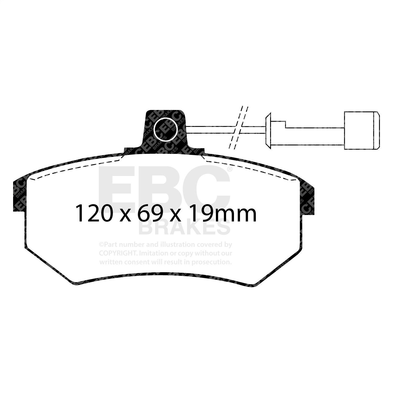 EBC Brakes DP2486 Greenstuff 2000 Series Sport Brake Pads