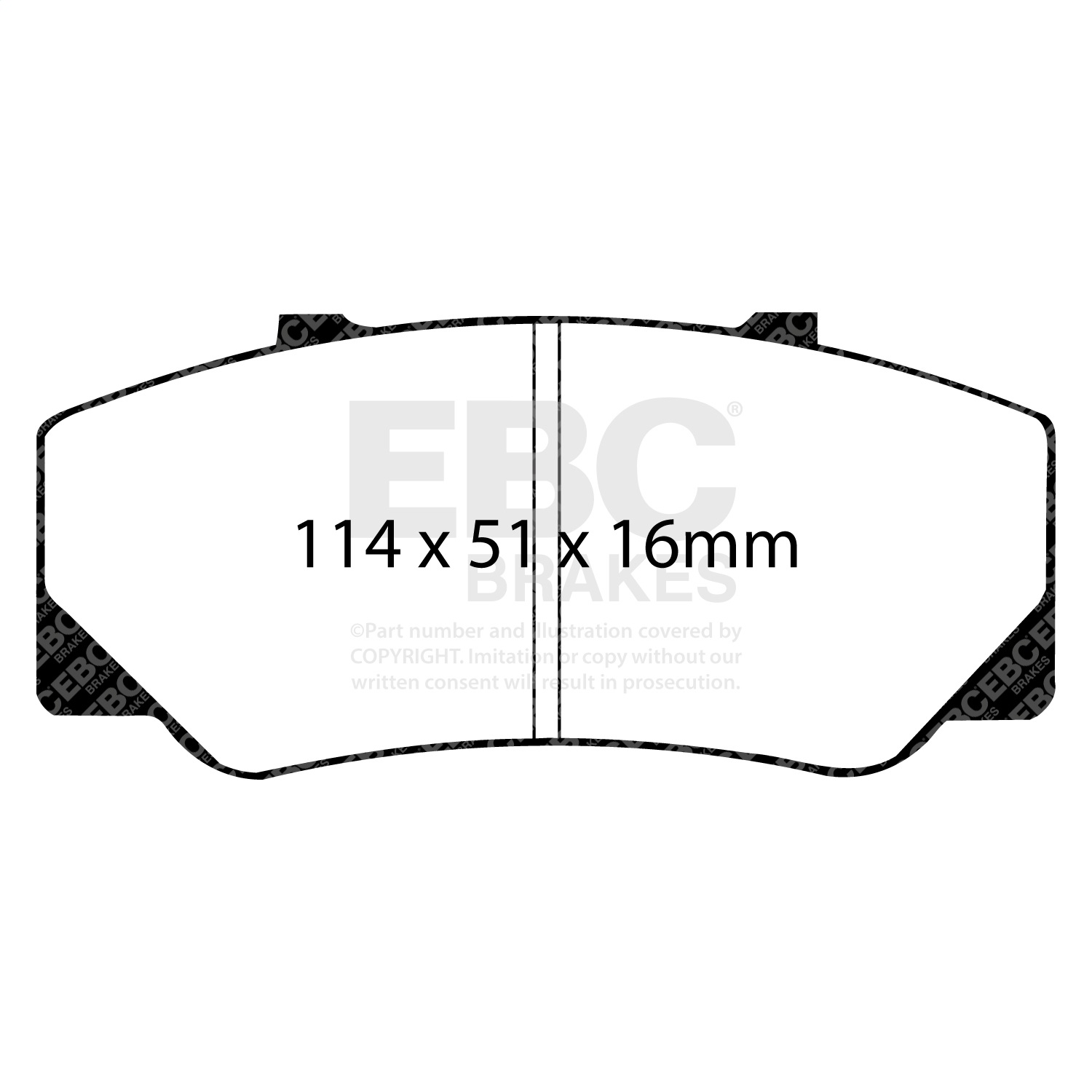 EBC Brakes UD511 Ultimax  Brake Pads Fits 91-94 Sentra