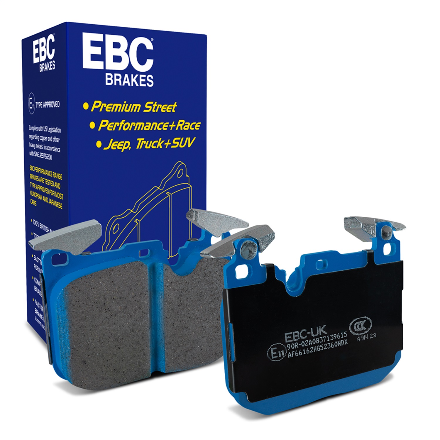 EBC Fit 16-18 BMW M2 (F87) Bluestuff Front Brake Pads