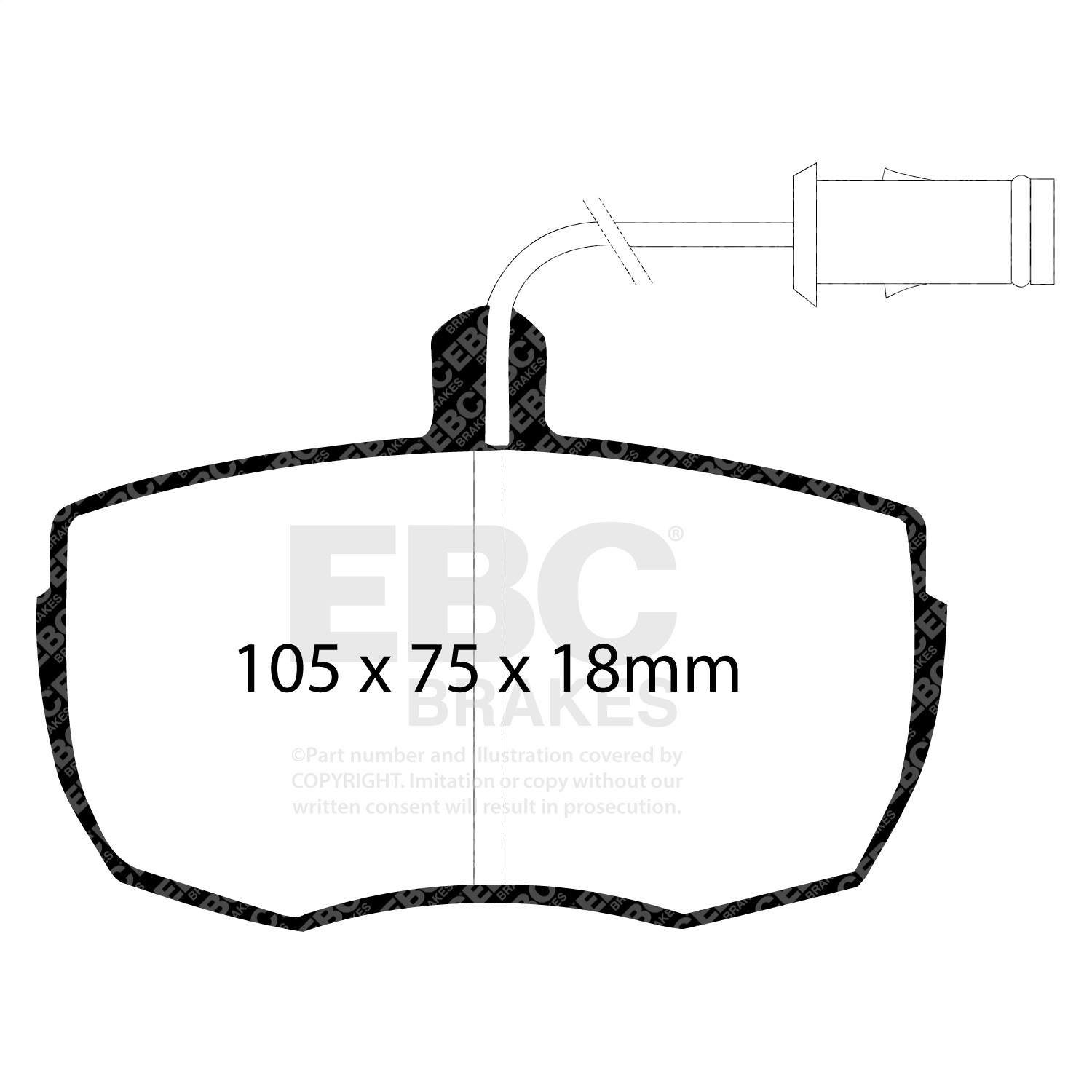 EBC Brakes UD519 Ultimax  Brake Pads Fits 74-89 Range Rover