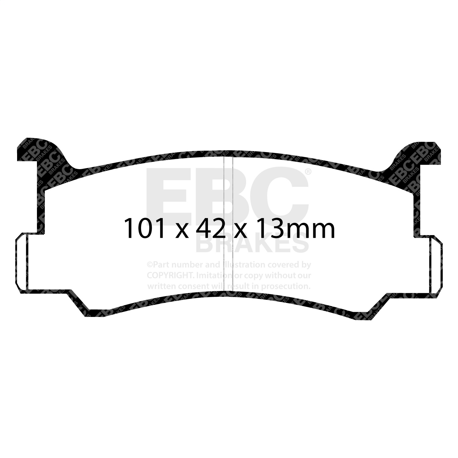 EBC Brakes UD473 Ultimax  Brake Pads Fits 90-02 323 Escort MX-3 Protege Tracer