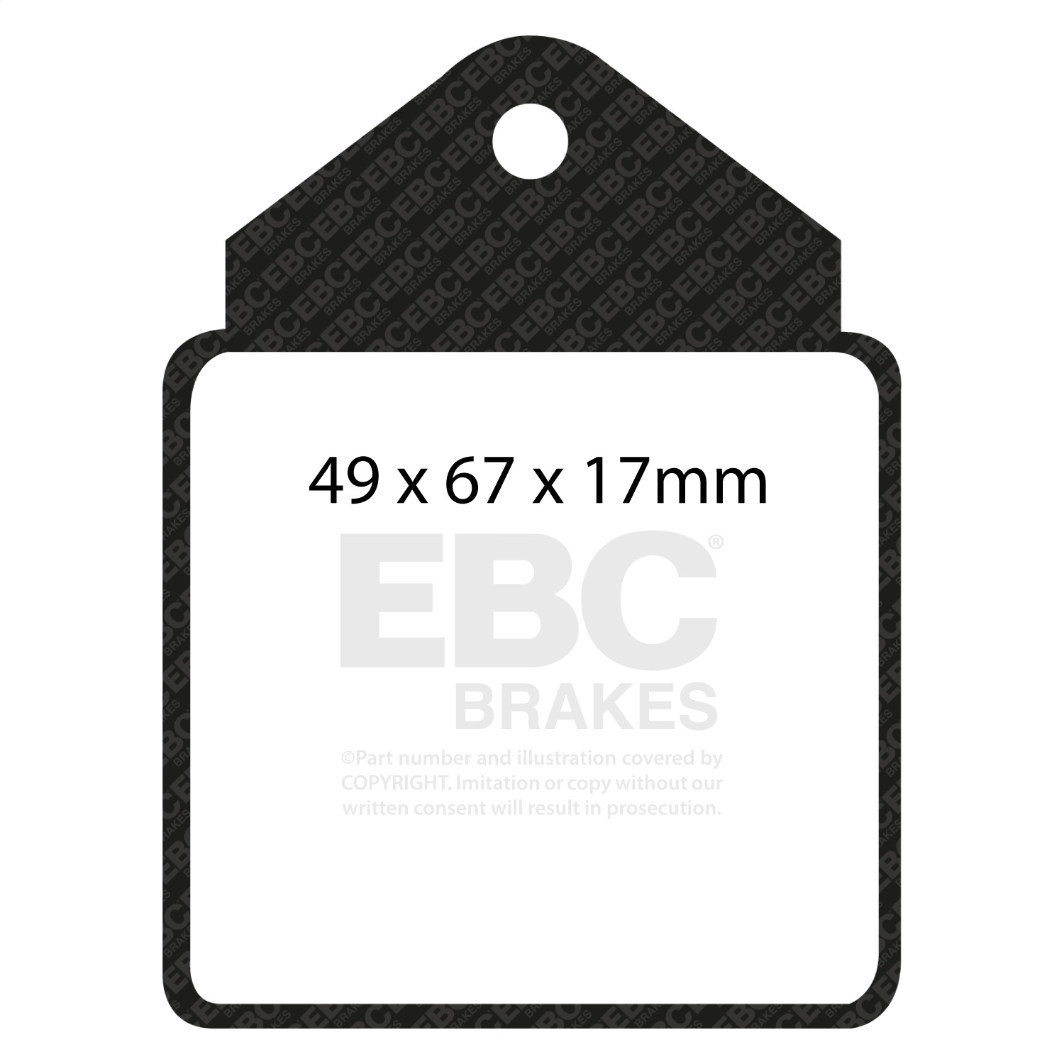 EBC Brakes DP4710R Yellowstuff Street And Track Brake Pads Fits 64-66 Mark X