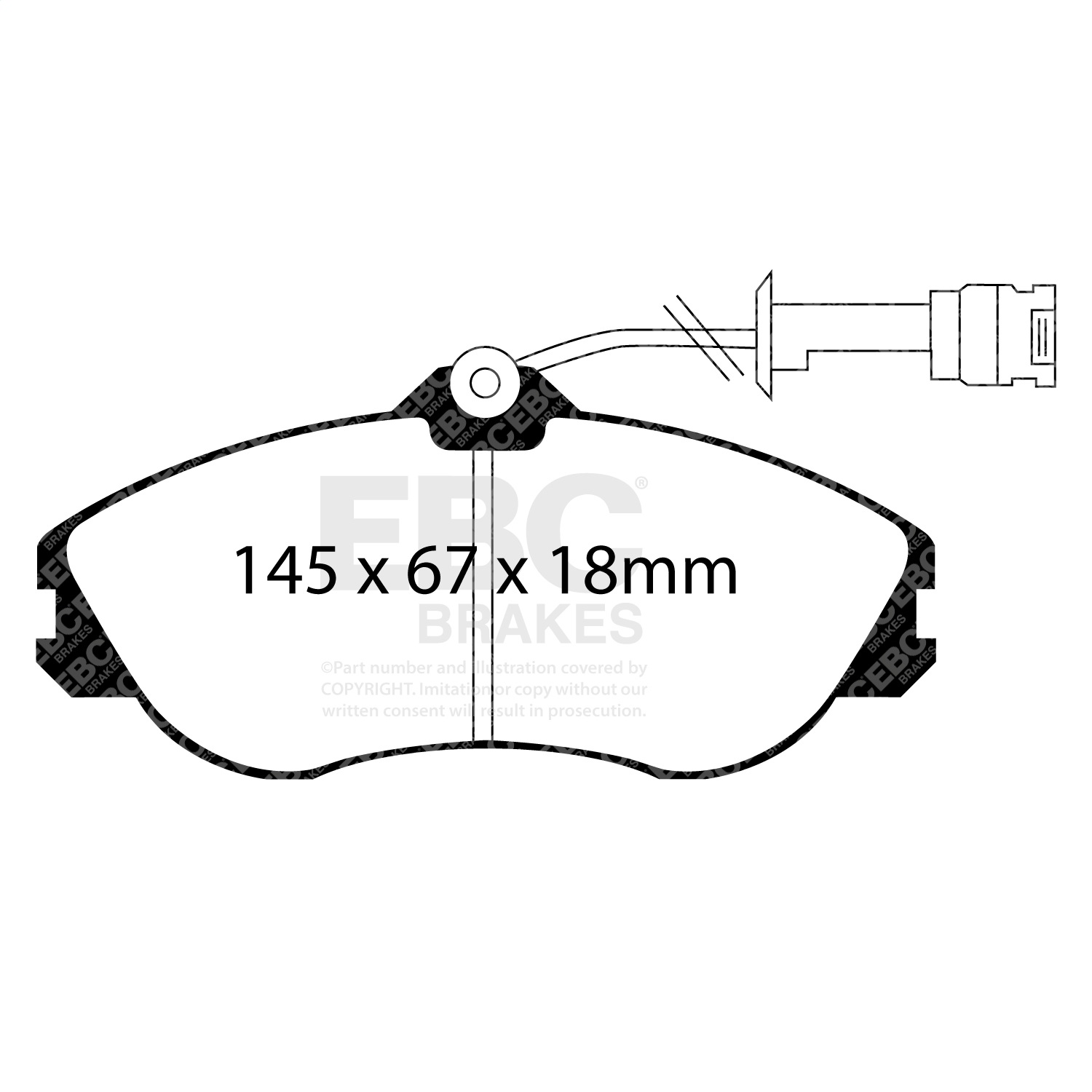 EBC Brakes UD419 Ultimax  Brake Pads