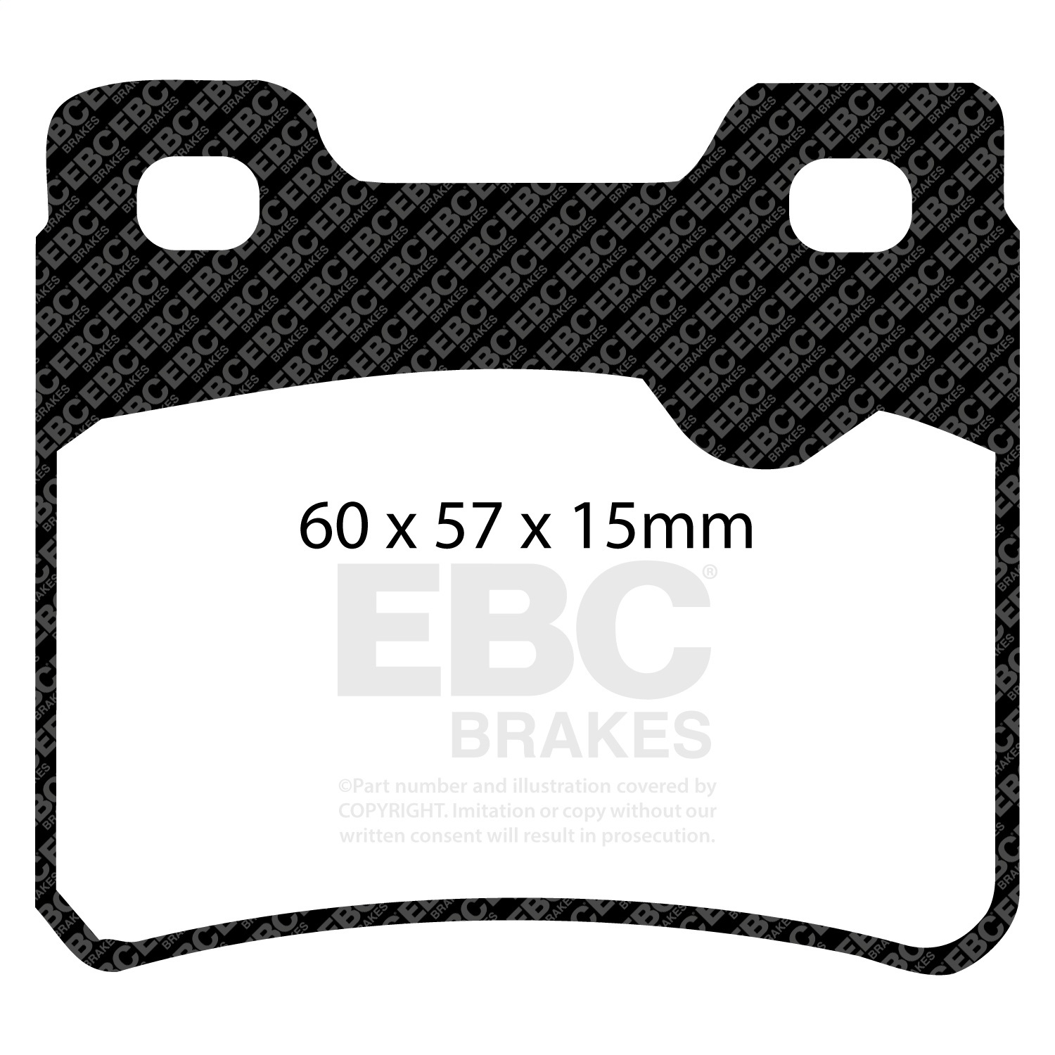 EBC Brakes DP4761R Yellowstuff Street And Track Brake Pads Fits 94-96 900